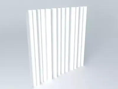 Curtain gray Free 3D model