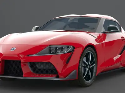 Supra2020 toyota supra sports car 3D model