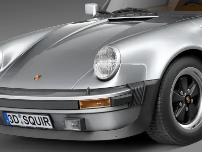 Porsche 911 930 Turbo 1975 3D model