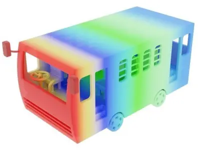 Bus CFD 3D Image 3D model