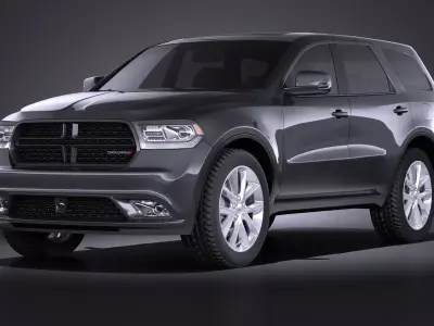 Dodge Durango 2014 VRAY 3D model