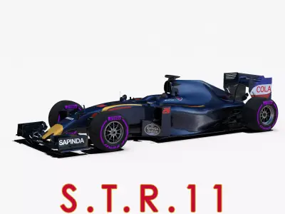 STR11 Car Low-poly 3D model