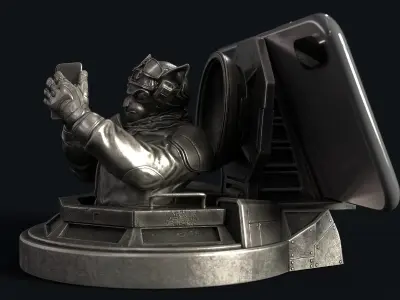 Captain cat 3D print model