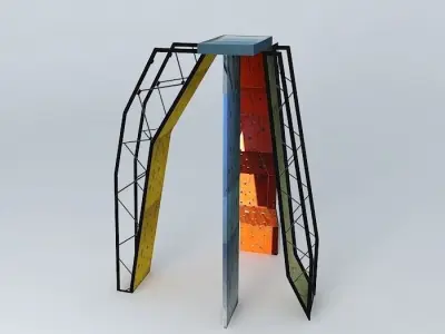 Climbing walls AdrenaLimits Free 3D model