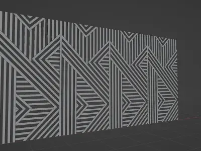 Wall wood seamless set2 V19 3D model
