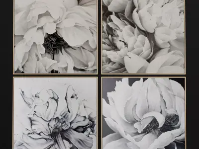 Flowers Frame 2 3D model