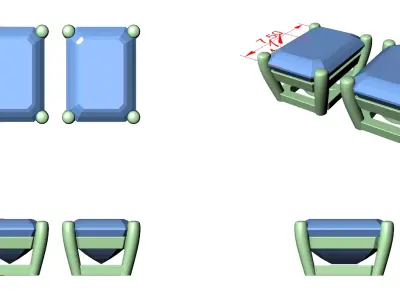 Diamond Earrings  3D print model