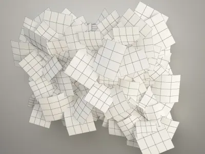 Plants Frame 50 X 40 Cms 3D model