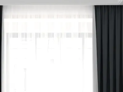 decoration bedroom Modern Home villa 3D model