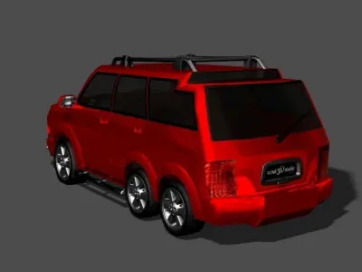 TC New Model Car Low-poly 3D model