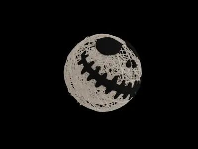 Halloween Jack Skellington Decoration 3D model