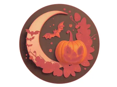 Halloween decorations 3D print model