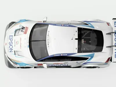 Honda NSX GT500 - 2017 3D model