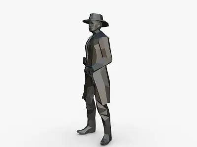 cowboy 3D print model
