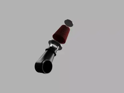 Piaggio Ciao Sport Filter Adapter Two Verisons 3D print model
