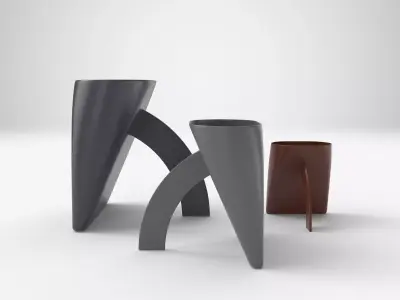 Vase Lapis By Cedit Ceramiche dItalia 3D model