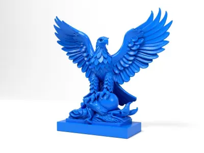 Eagle Sculpture 3D print model