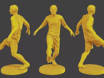 Soccer Player SP 004 3D print model