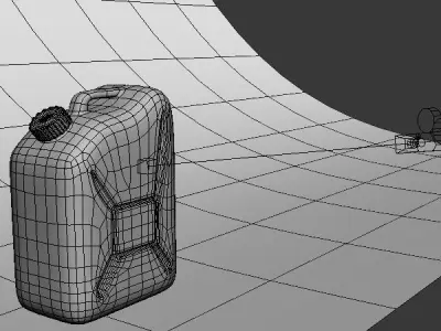 Oil canister Jerry Can  3D model