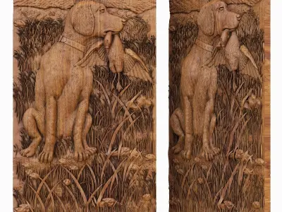 panel hunting for cnc 3D print model