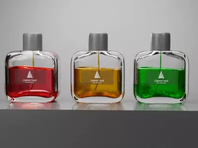 Parfume bottle - Spray bottle High detail  3D model