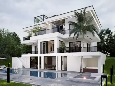 Luxury Villa 3D model