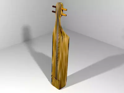 Musical Instrument Sape 3D model
