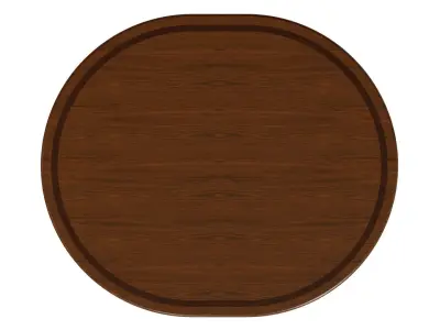 Wooden table with carvings 1500 3D model