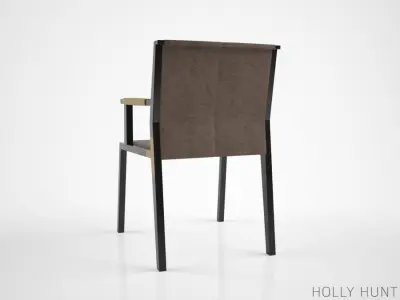 Holly Hunt Hadrien dining armchair 3D model
