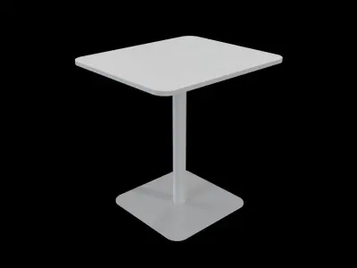 Mesa Cafe Table-Model 4671 v-02 Low-poly 3D model