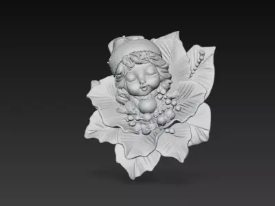 Christmas Creations - Magic Flower 3D print model