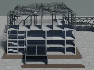 Building structure 2304 3D model