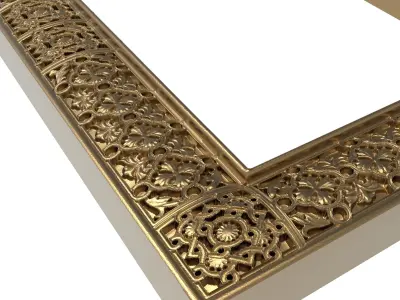 carved frame 3D model 32