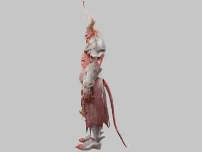 Demon Lord 3D Model - Fantasy Character Low-poly 3D model
