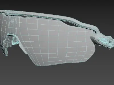 Oakley Radar EV Path sunglasses Low-poly 3D model