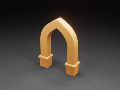 Sharp Gothic Arch 3D model