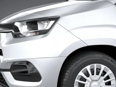 Toyota ProAce City Van Long 2020 3D model