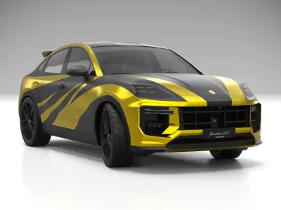 Porsche Cayenne Turbo GT 2024 - WrapDesignA 3D model
