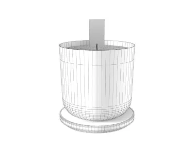 Eclectic Candle Medium Free 3D model