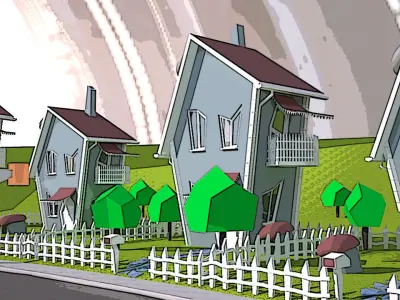 TOON STREET 3D model