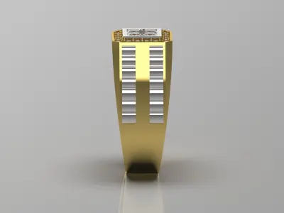 Luxury man Rolex design diamond ring model ror0024 3D print model