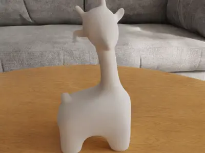Modern Simple deer Statue Ornament for decoration 3D print model