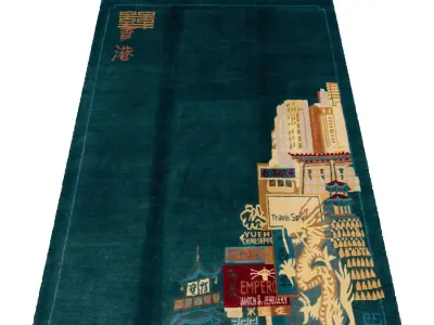 Rug Set 1940 3D model
