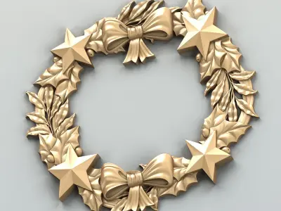 Wreath 002 3D model