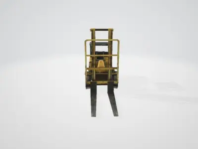 Free Fire  Forklift Truck  3D model