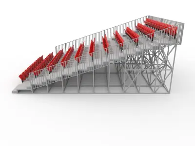 Bleachers 36 3D model