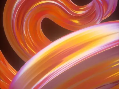 Twisted Abstract Object 3D model