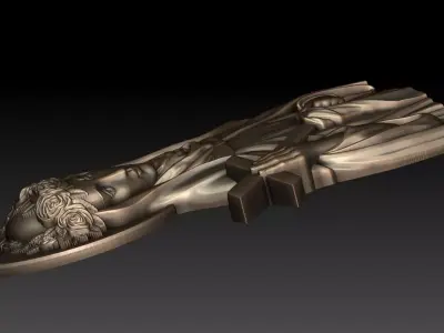 Saint Rosa of Lima 3D print model