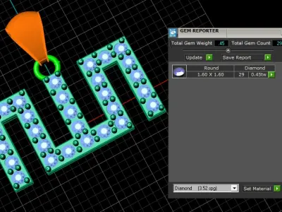 VARSITY INITAL PENDANT 3D PRINTABLE MODEL 3D print model