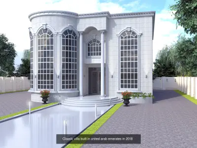 11 Architectural Exterior-Interior Scenes 3D Model Pack